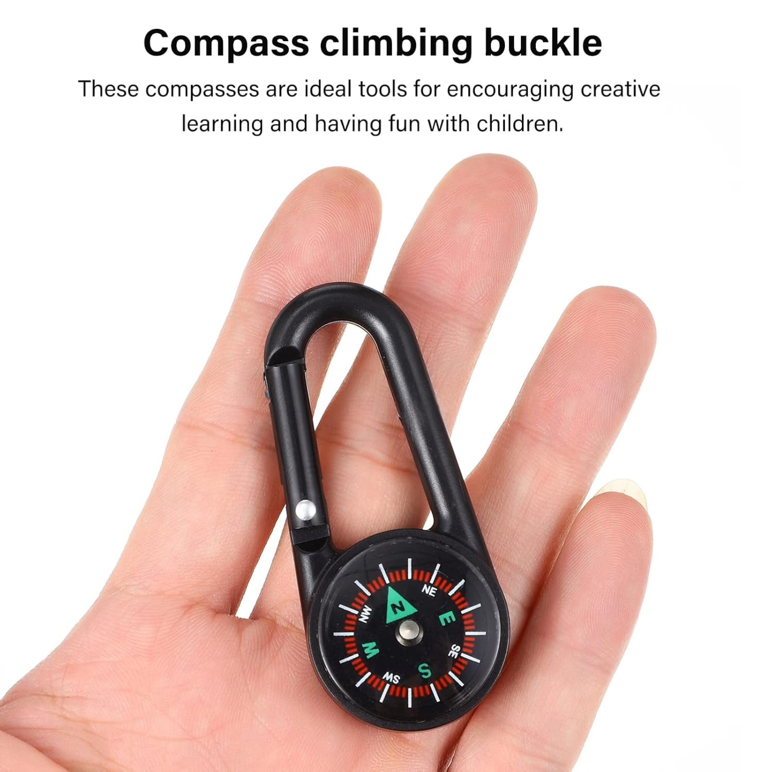Clip Snap Hook Mini Compass (1 Pc / Mix Design) Clip Snap Hook Mini Compass (1 Pc / Mix Design)